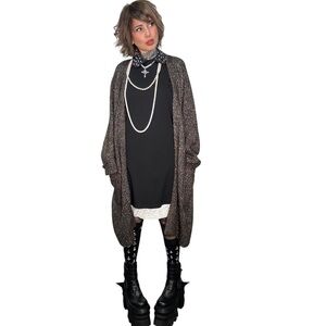 Terra & Sky Oversized cardigan